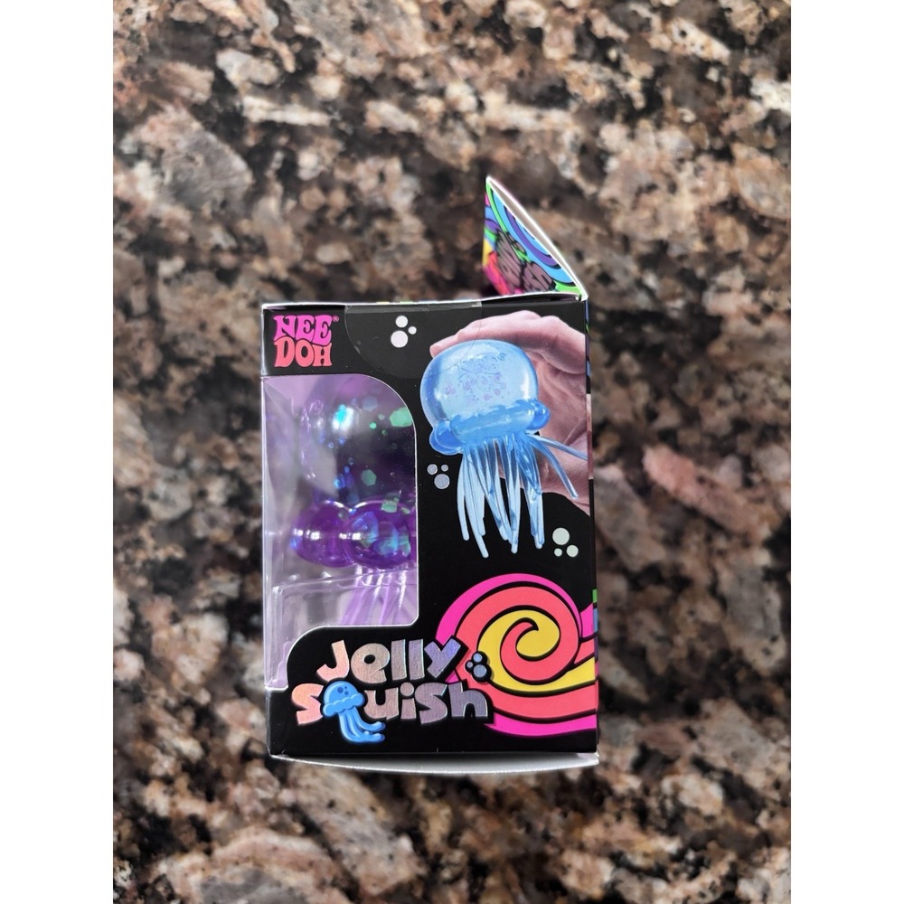 NeeDoh Jellysquish (jellyfish) NEW ON HAND PURPLE Viral Authentic Guarantee - Picture 2 of 6